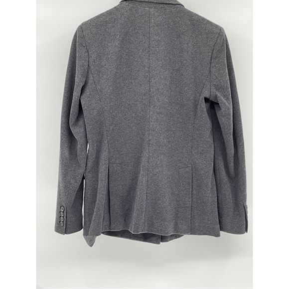 Polo Ralph Lauren Blazer Jacket Double Breasted Women Size‎ 8 Gray Cotton Blend - Picture 10 of 11